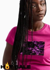 T-Shirt Women Sparkling Armani Exchange Camiseta